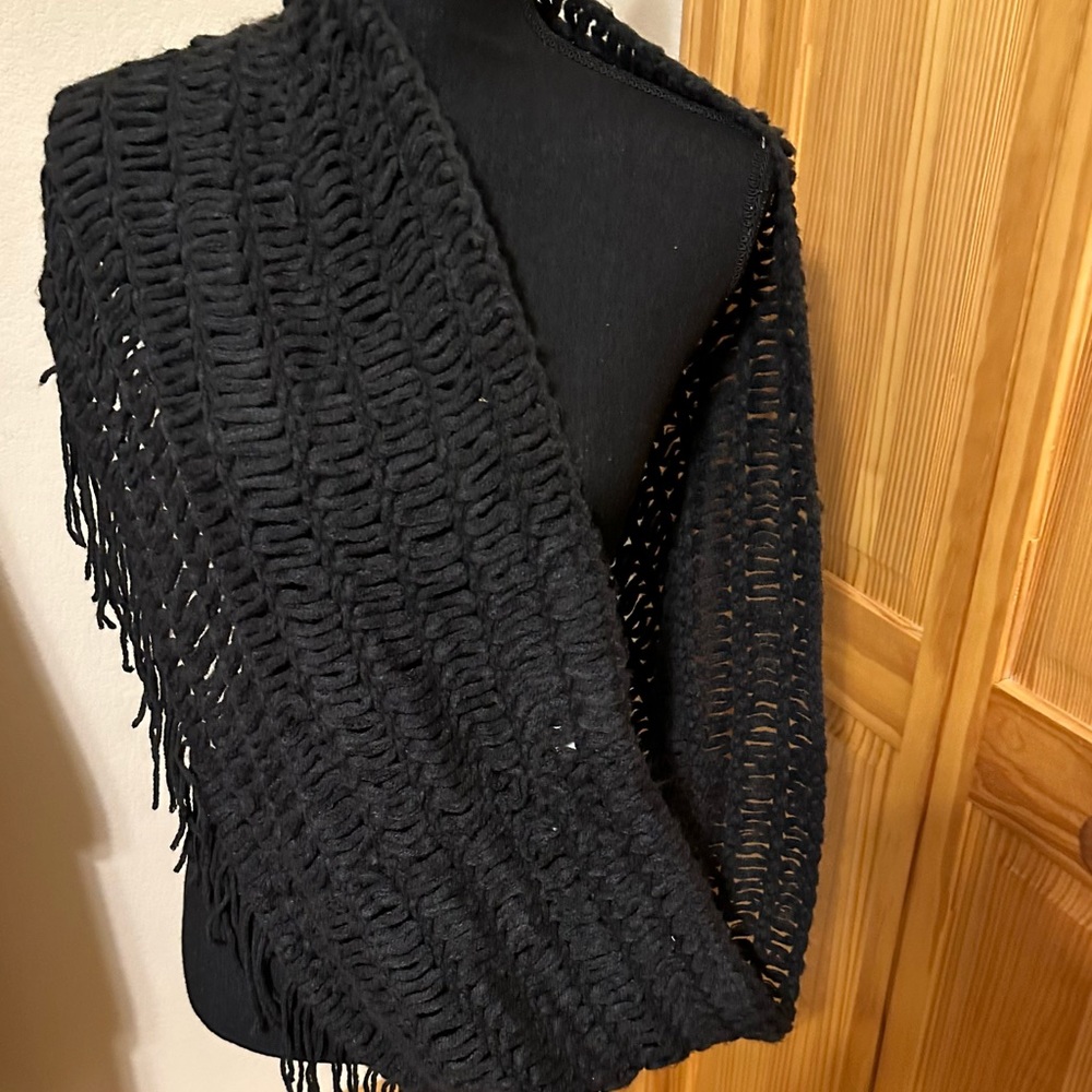 Gray Infinity Scarf - Picture 2 of 7
